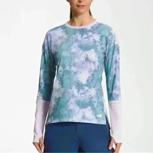NWT The North Face Dawndream Printed Long Sleeve
Top W/ Moisture Wicking Sz XL